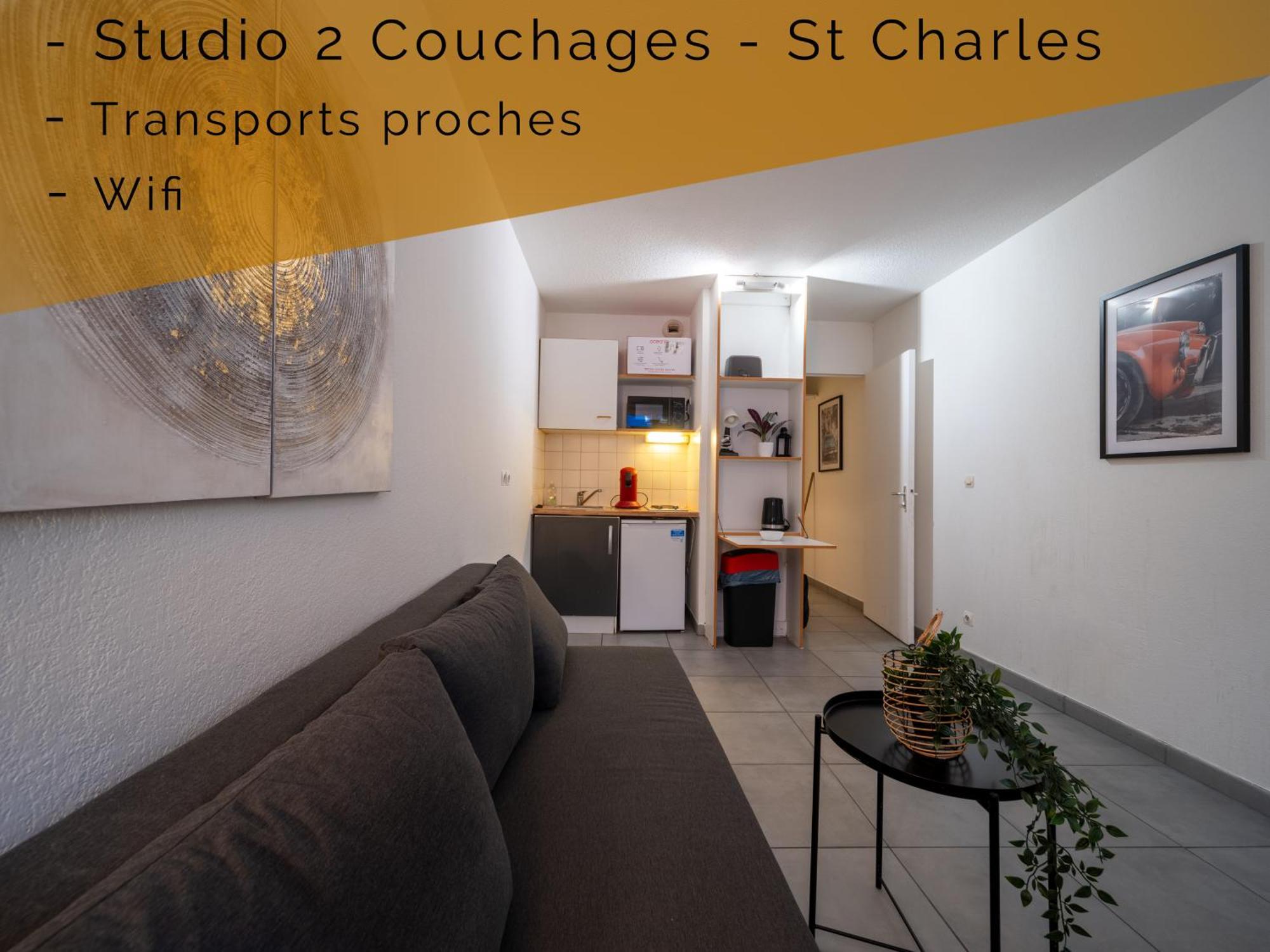 Appartement Tout Equipe A 6Min De La Gare St Charles Marseilles Buitenkant foto
